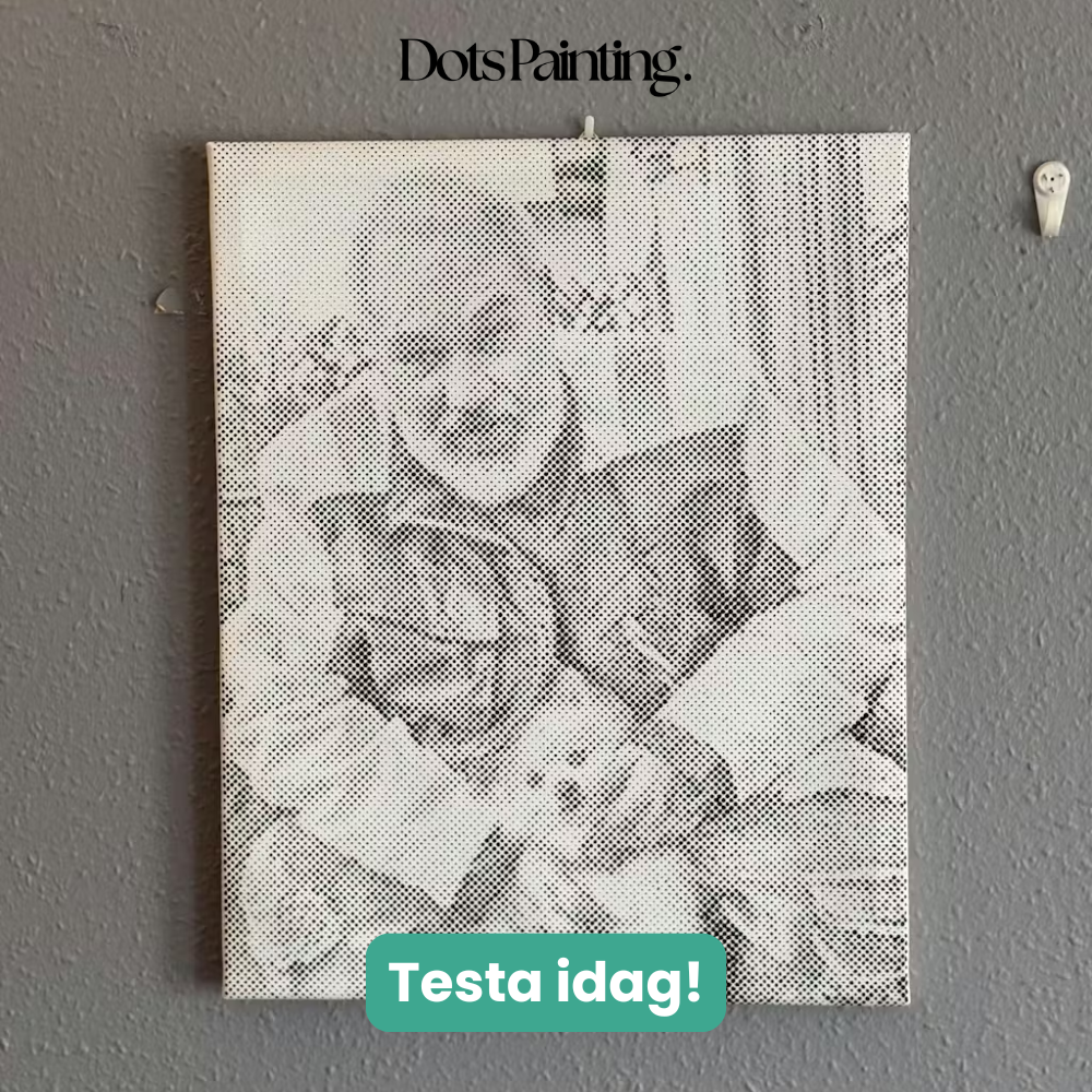 EN UNIK PRICKMÅLNING SOM PRESENT